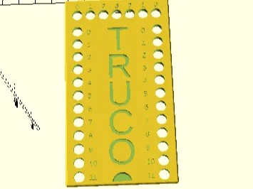 Truco Box Customizable Lid