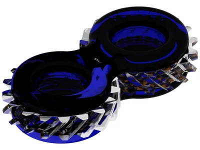 Helical Gear Fidget Toy