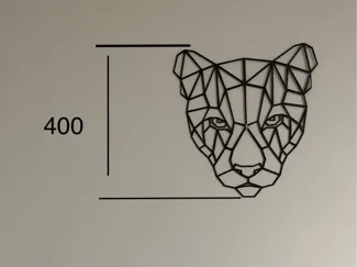 PUMA head wall decoration