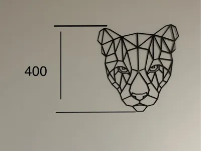 PUMA head wall decoration