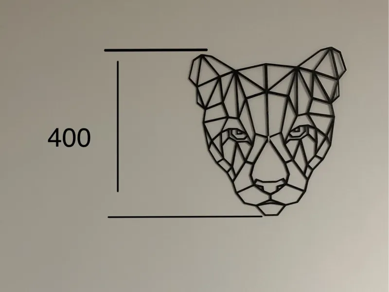 PUMA head wall decoration