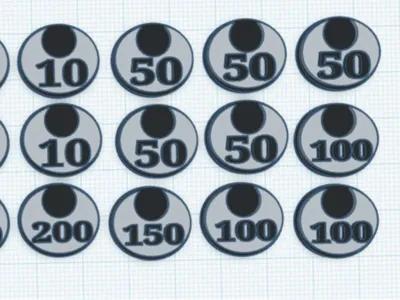 Pokémon Dark Type Damage Counters