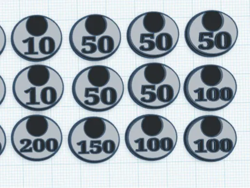 Pokémon Dark Type Damage Counters