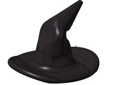 Witch Hat with Magnet