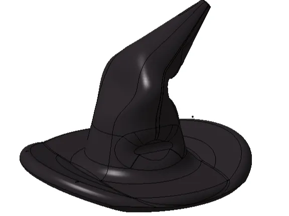 Witch Hat with Magnet