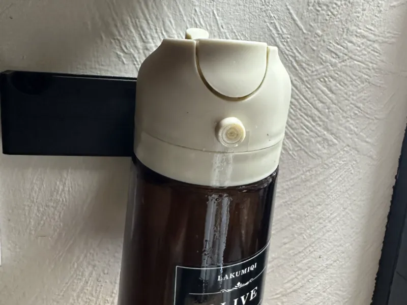 Oil Spray Bottle Holder – Wall Mount Organizer