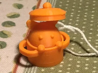 Cat in a pot