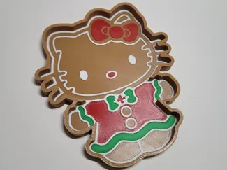 HelloKitty gingerbread tray