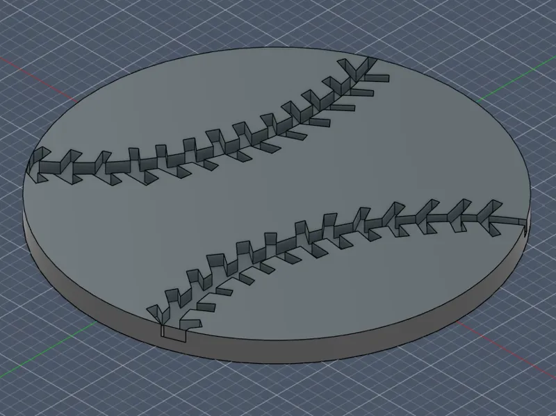 baseball coaster
