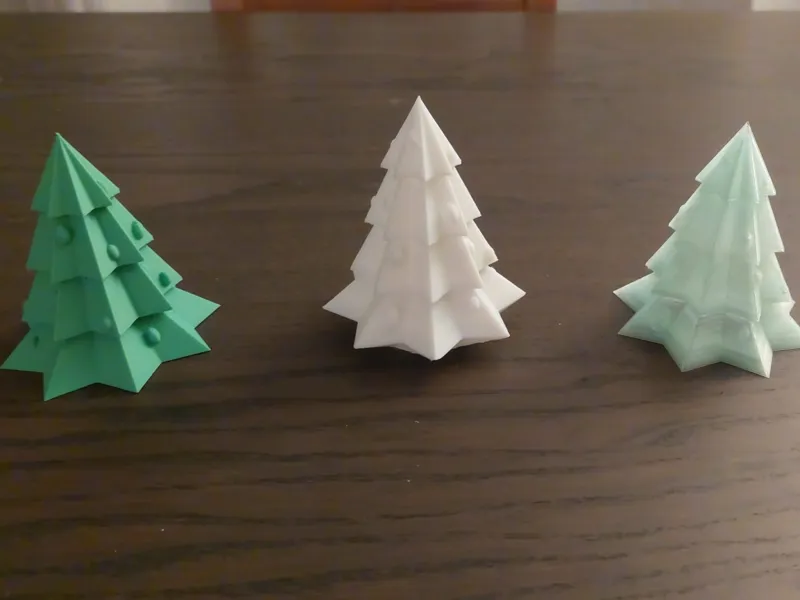 Christmas Tree Ornament - Hollow and Filled