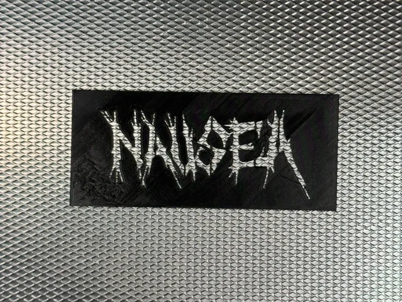 NAUSEA 1986 LOGO STENCIL