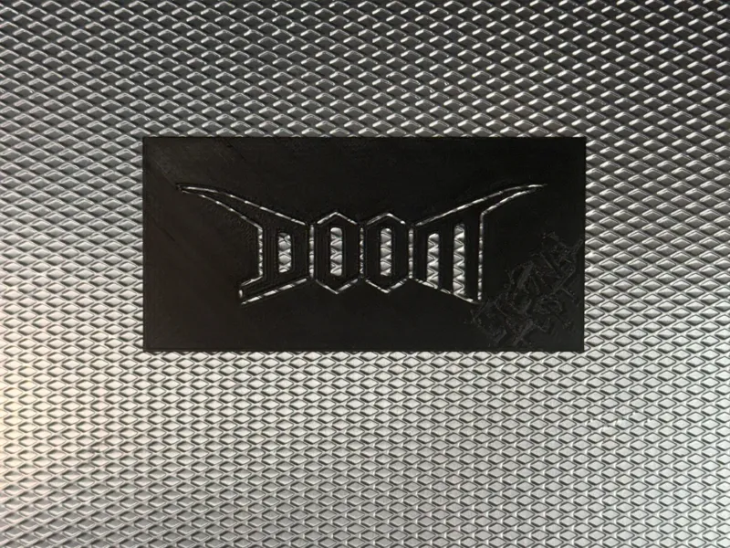 DOOM LOGO STENCIL