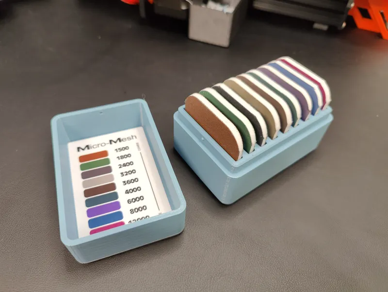 Micro-Mesh Sanding Pad Storage Box