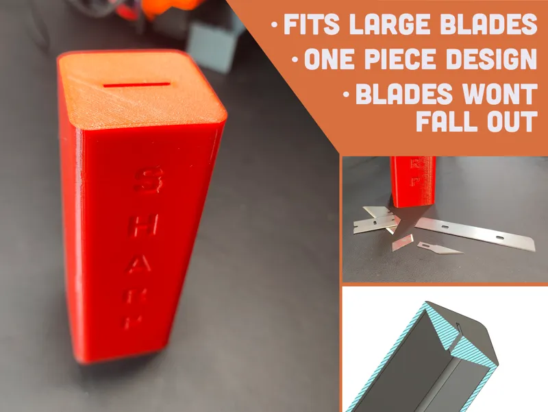 Razor Blade Disposal Box