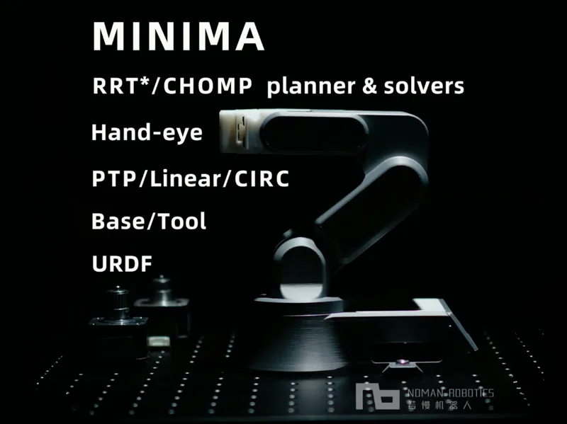 MINIMA 机械臂 带软件 (路径规划/视觉应用/多坐标系/离线编程/URDF)