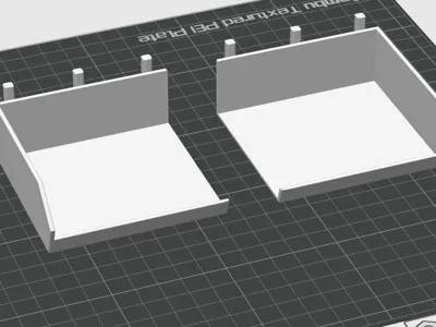 Single-sided pegboard, infinite length