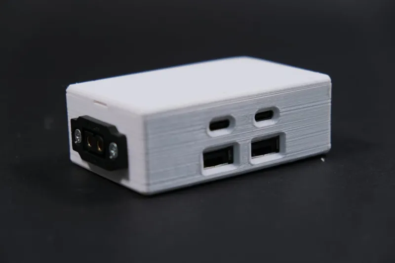 USB fast charger module enclosure