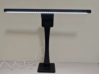 Monitor lamp to desk lamp bracket