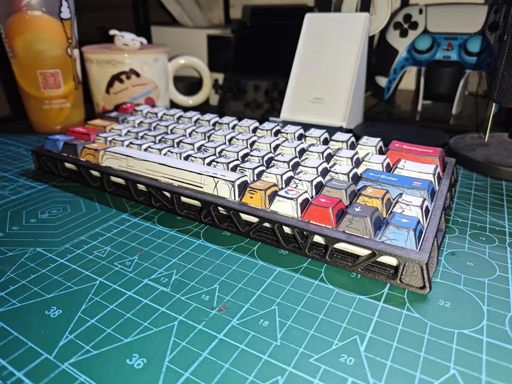 Mechanical Keyboard Case Mechanical Keyboard Skeleton Case - Free 3D ...