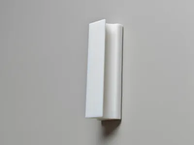 Minimalist cabinet door handle