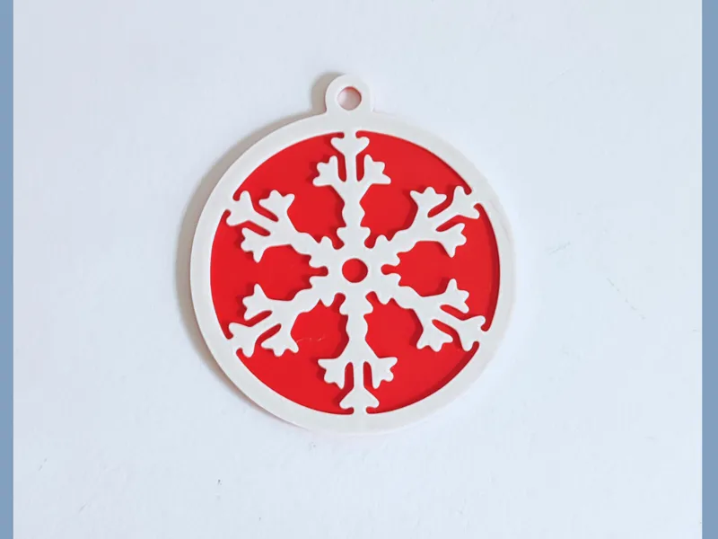 CHRISTMAS DECORATIONS (DOUBLE COLOR)