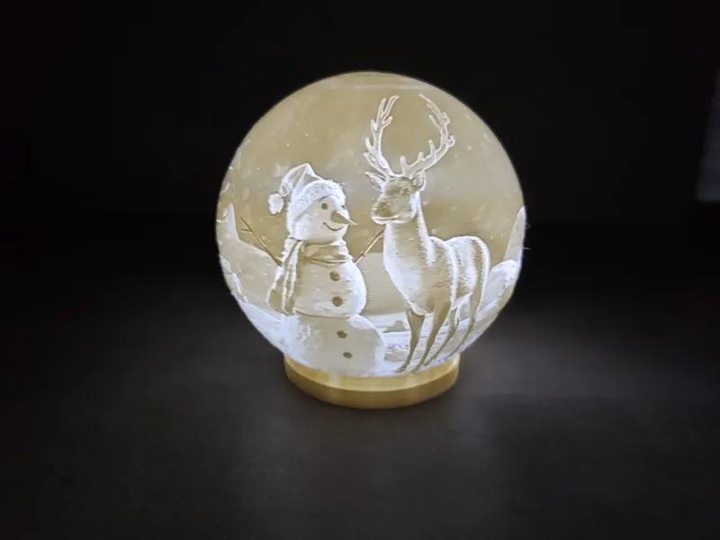 Lithophane Christmas ball
