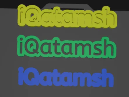 convert your name to offset , outline , container