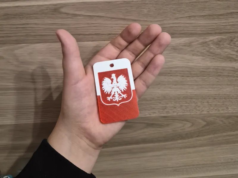 Polish keychain