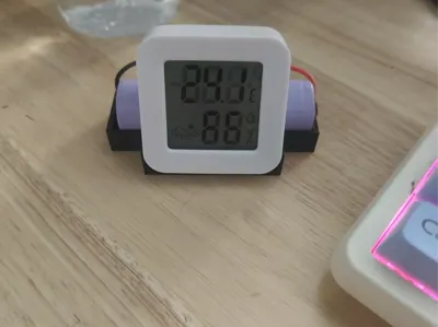Hygrometer 18650 battery modification