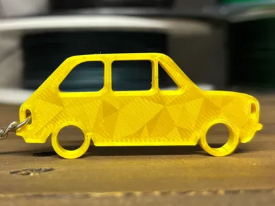 FSM Fiat 126p "Maluch" Keychain