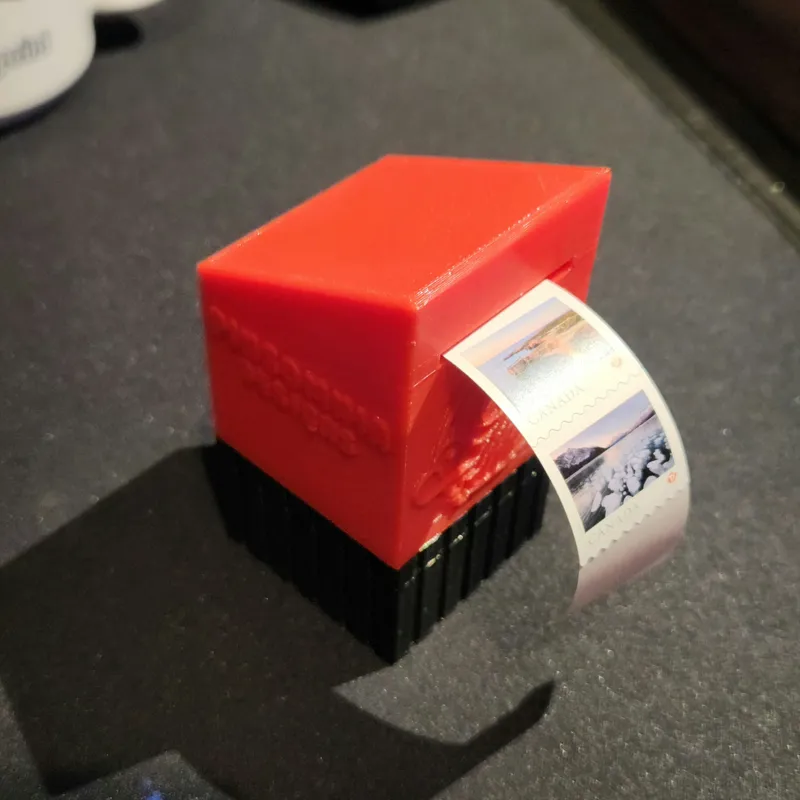 Canada Post Mailbox-Style Stamp Holder