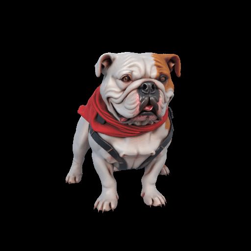 Bulldog Figurine – 3D Printable Cute Dog Model