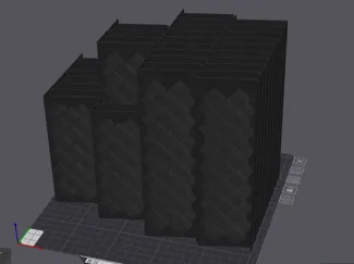 Card Risers for Display Case