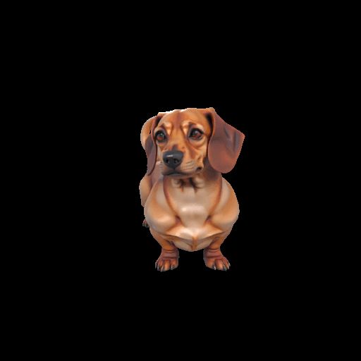 Dachshund Dog Figurine Printable Sausage Dog Model