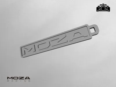 MOZA Logo Keychain