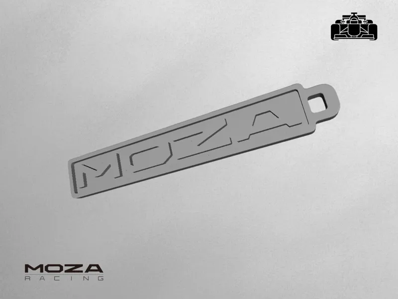 MOZA Logo Keychain