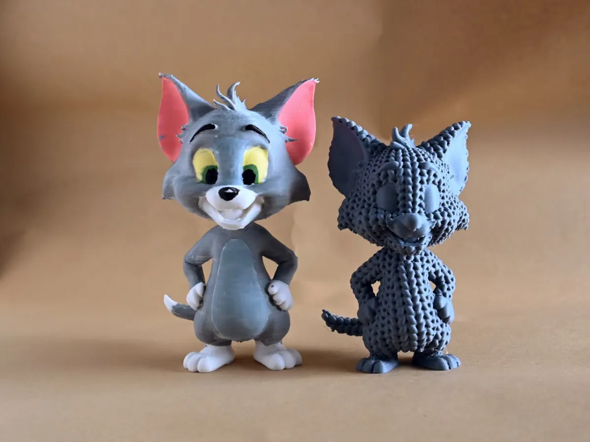 Tom and Jerry Tom (Coloring) - Free 3D Print Model - MakerWorld
