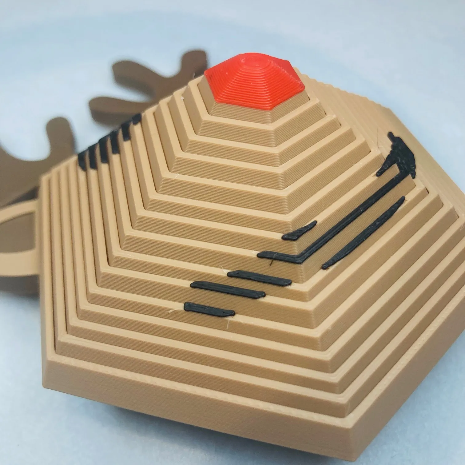 Musical Fidget Rudolph Rudolph Reindeer Hexagon Fidget