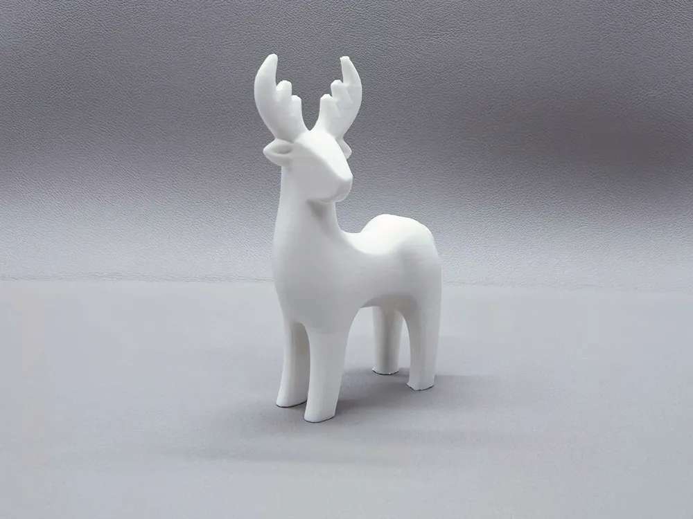 Minimalist Sculpture Deer by Solune MakerWorld: Download Free 3D Models