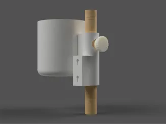 wall mounted flower vase