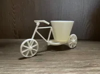 Mini tricycle décoratif porte-plante — photo 1