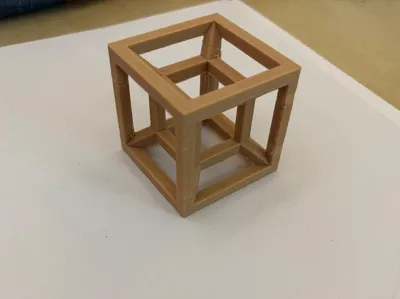 Infinite Cube 3D – Hypnotic Geometric Design 5x5x5 cm 