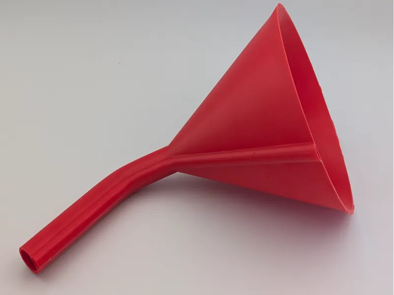 45° Angled Funnel with Integrated Breather Channel