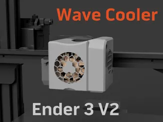 Ender 3 V2 Wave Cooler | 5015 Fan