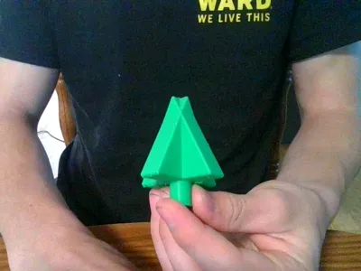Christmas tree figurine. 