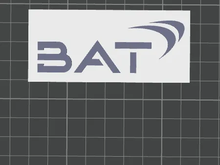 British American Tobbaco Logo 3D Model