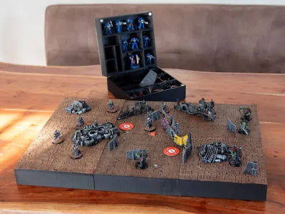 Box for War hammer & DND - Play and transport Box