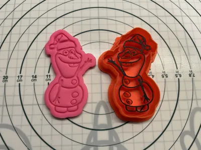 Olaf cookie cutter 2