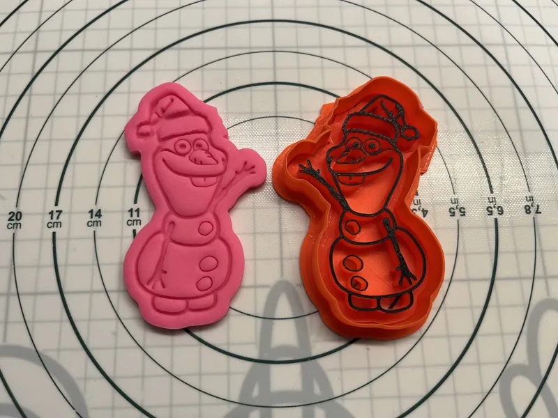 Olaf cookie cutter 2