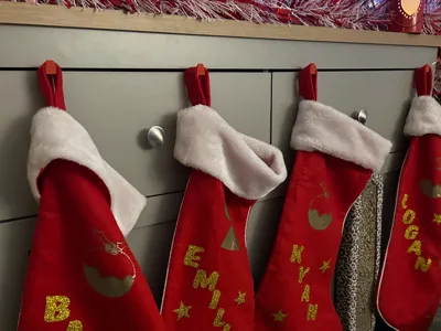 christmas stocking hook holder for drawers